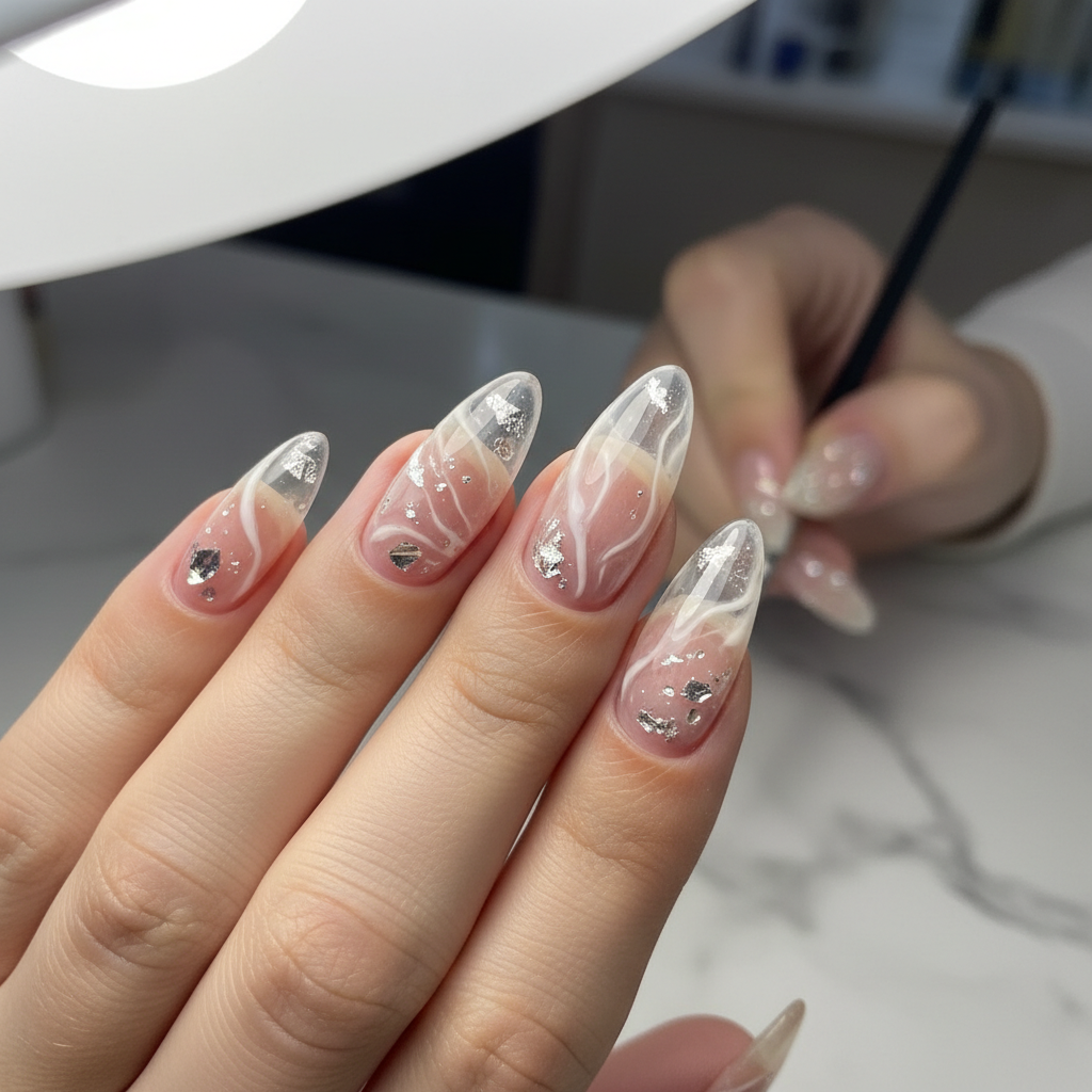 Photo-real Salon Clear Nails