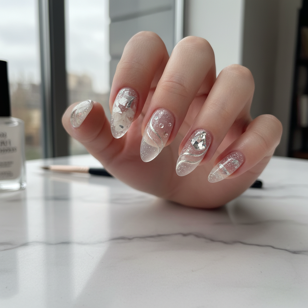 Photo-real Salon Clear Nails