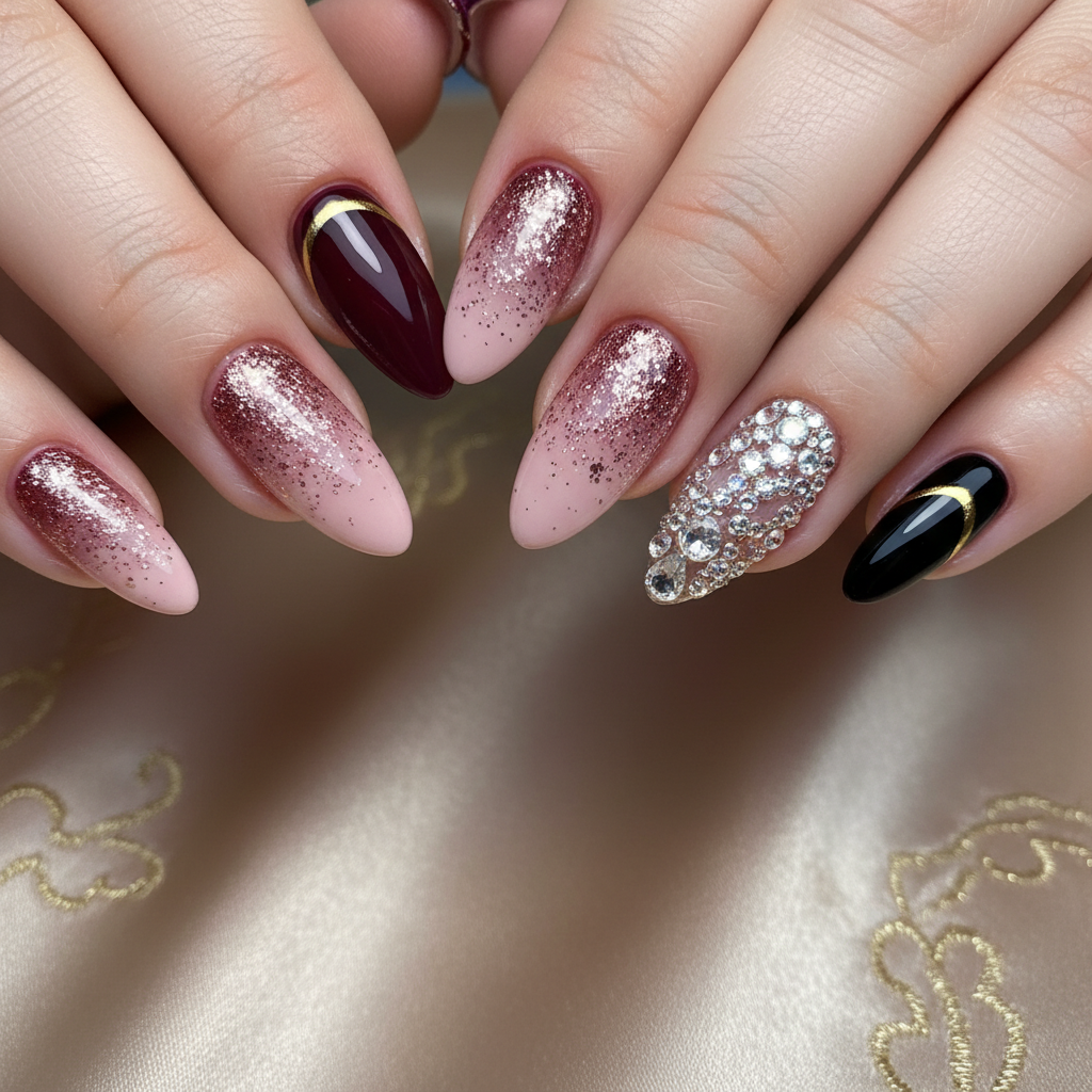 Photo-real Salon Glamour Nails
