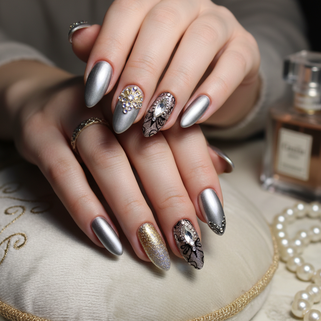 Photo-real Salon Glamour Nails