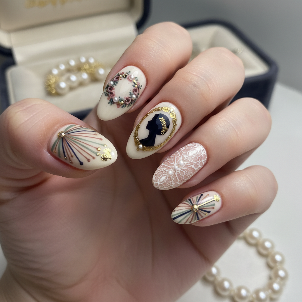Photo-real Salon Vintage Nails