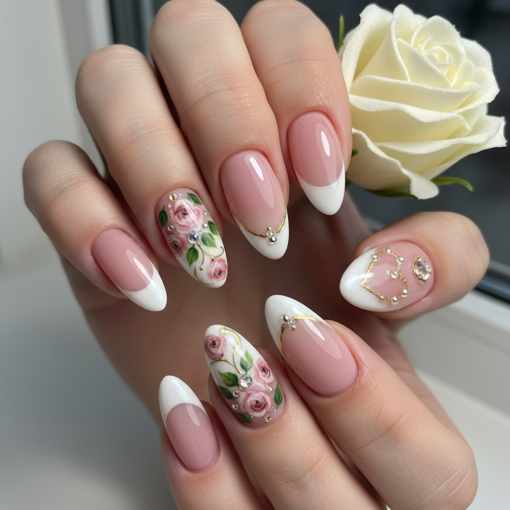 Photo-real Salon Romantic Nails