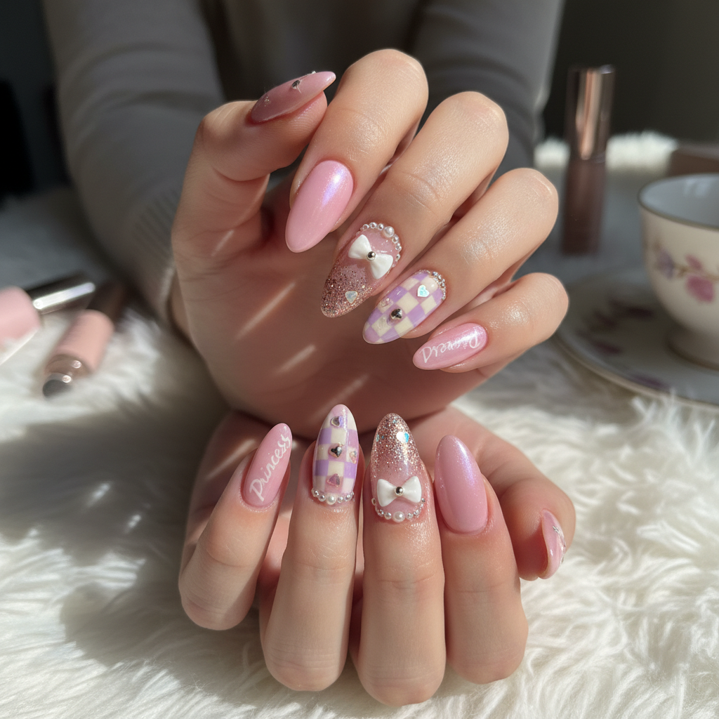 Photo-real Salon Girly Nails