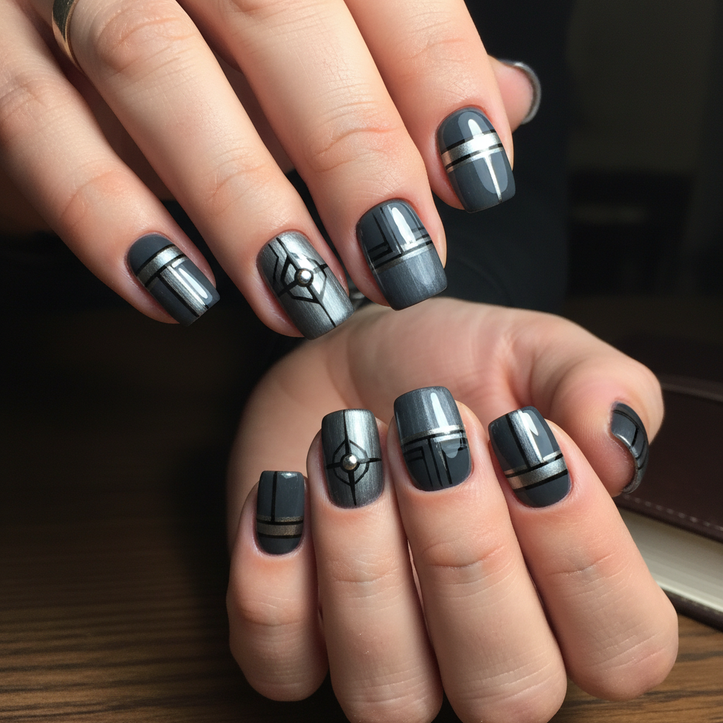 Photo-real Salon Masculine Nails