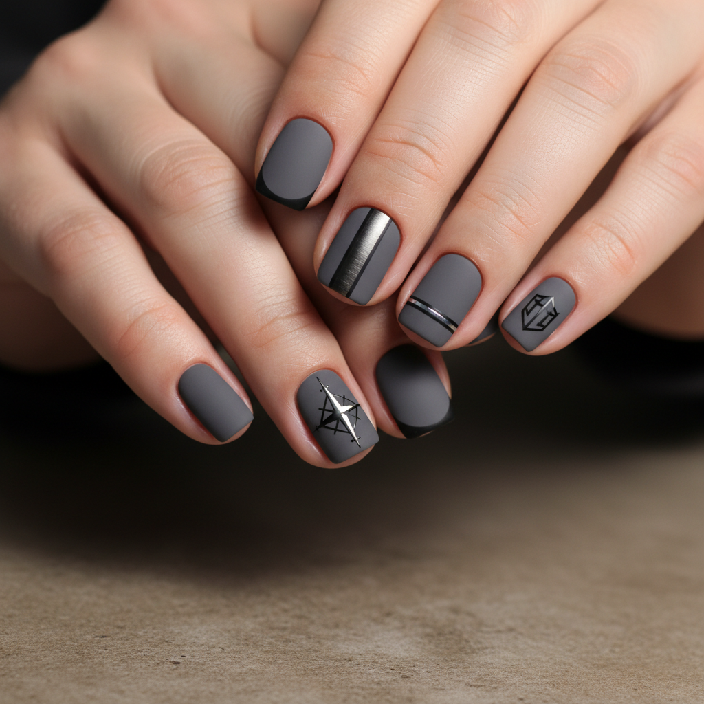 Photo-real Salon Masculine Nails