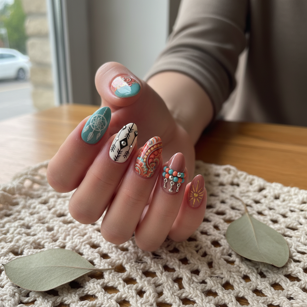 Photo-real Salon Bohemian Nails