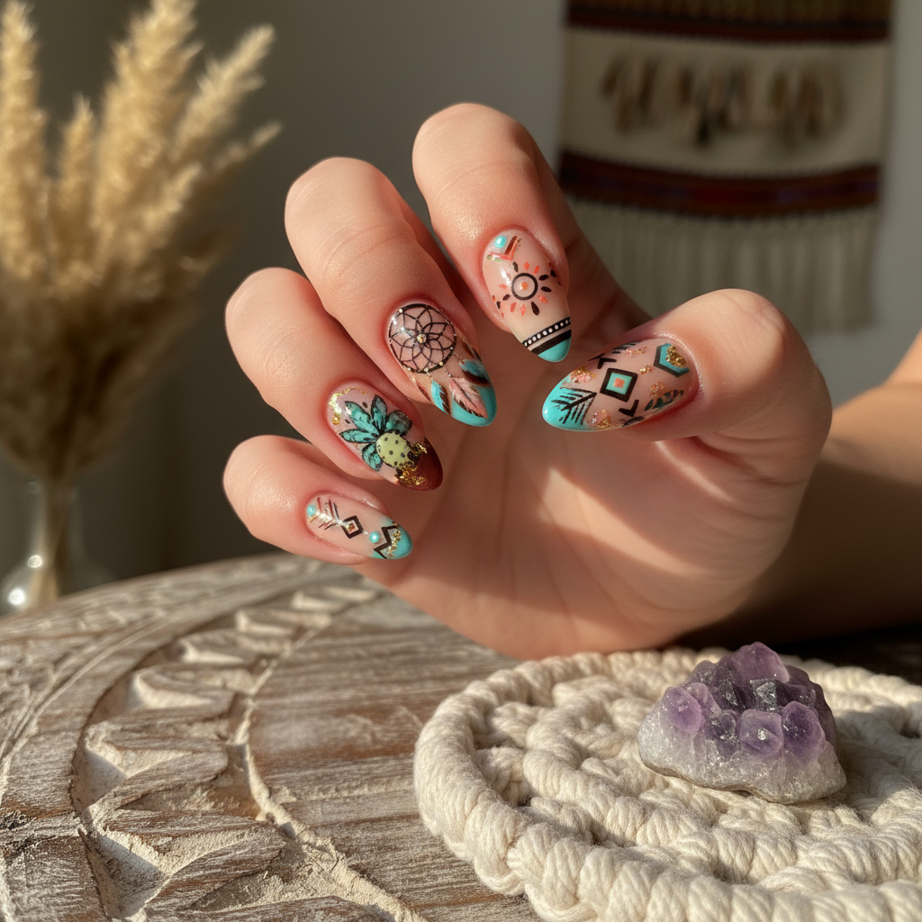 Photo-real Salon Bohemian Nails