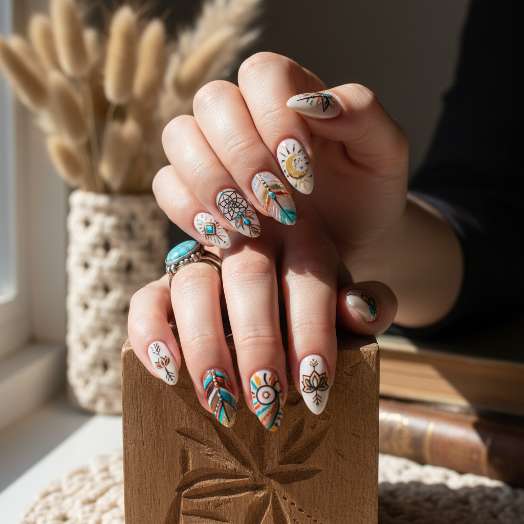 Photo-real Salon Bohemian Nails