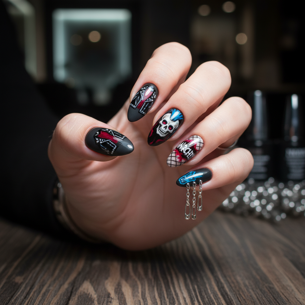 Photo-real Salon Punk Nails