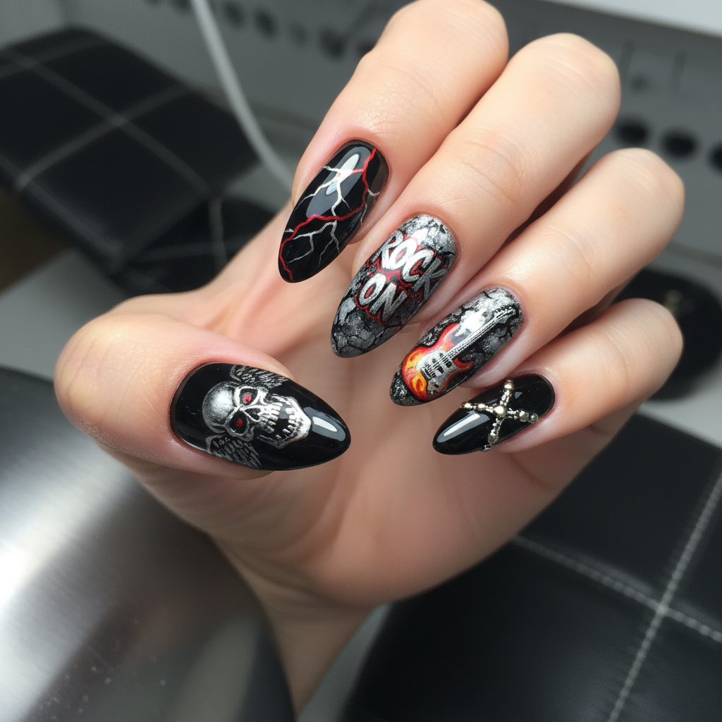 Photo-real Salon Rock Nails