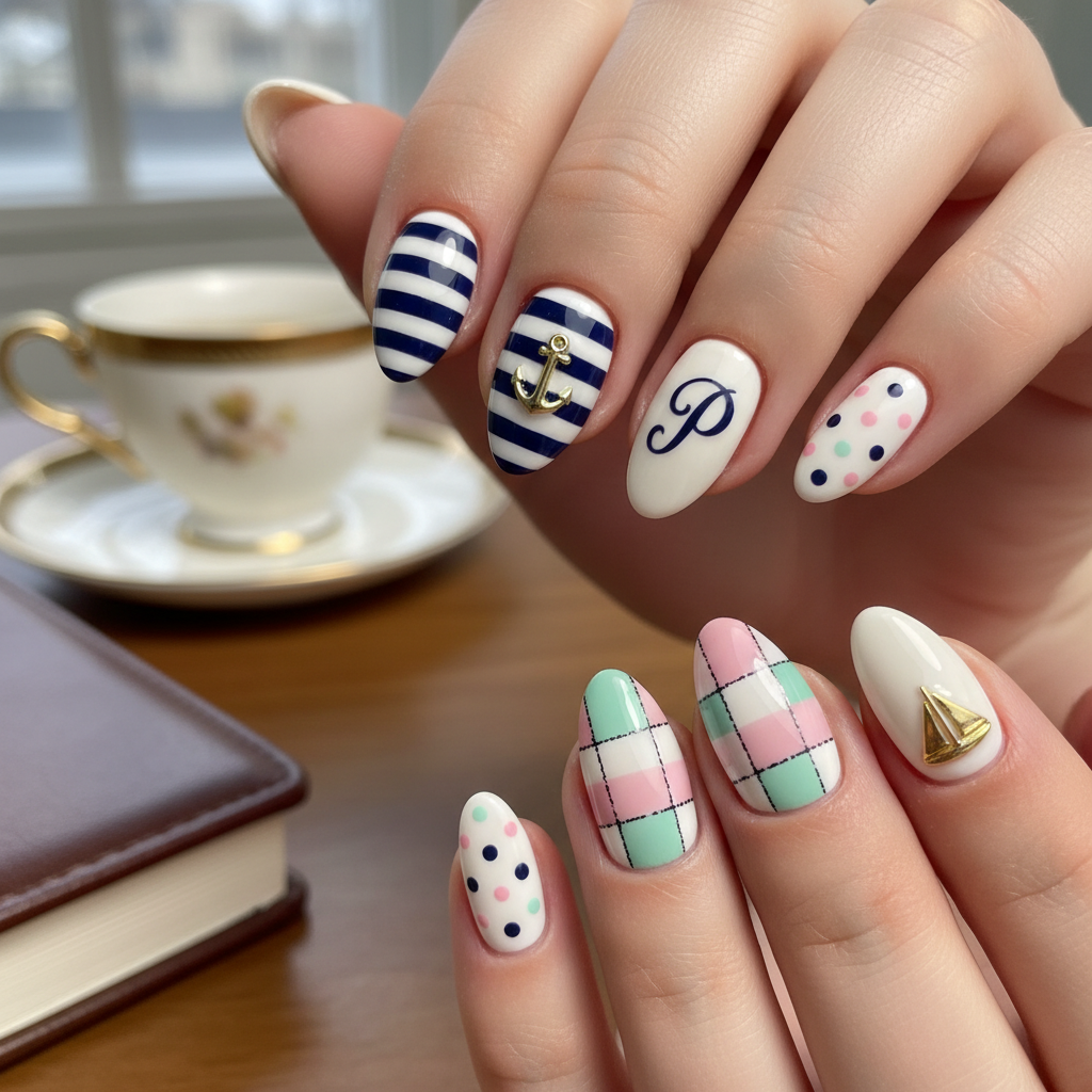 Photo-real Salon Preppie Nails