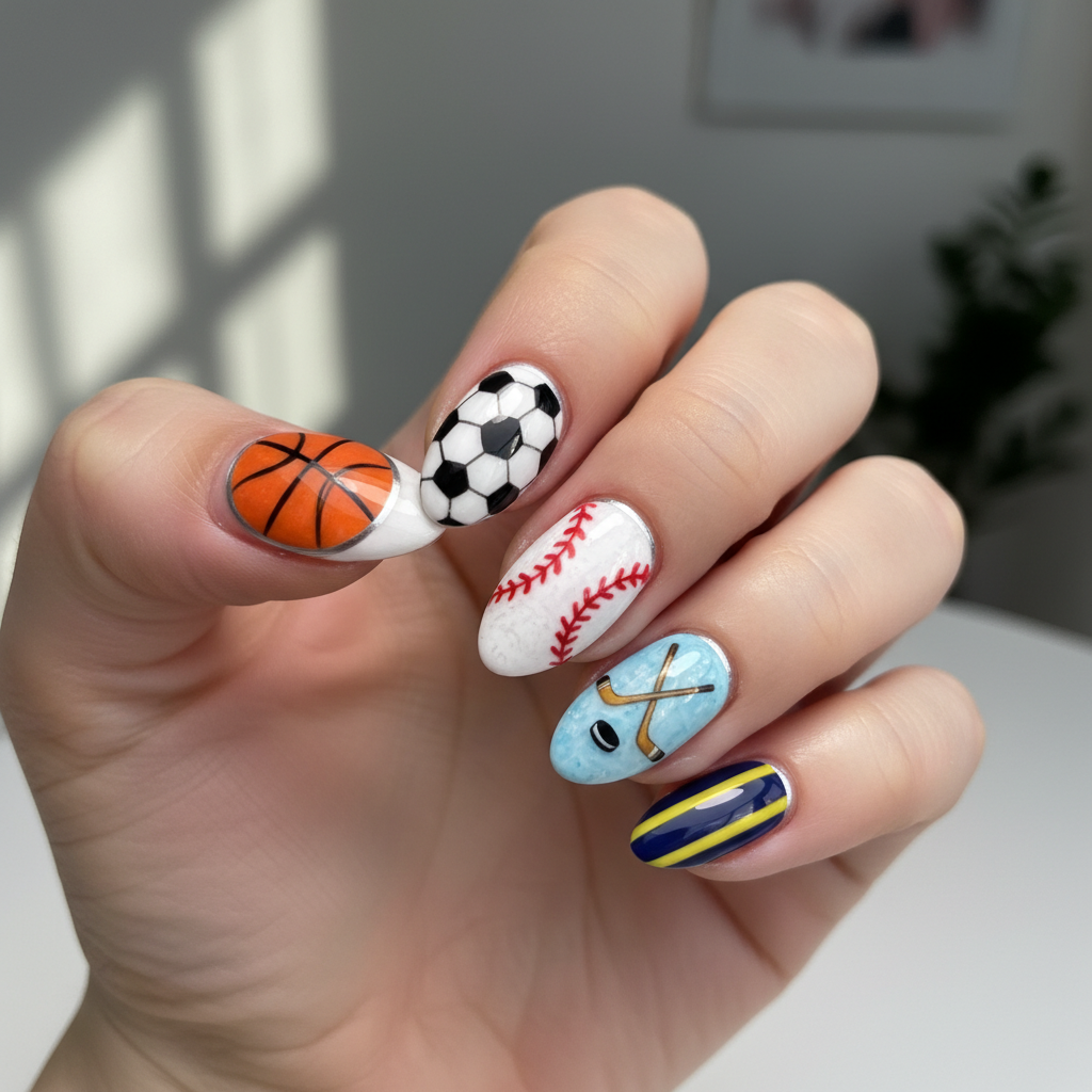 Photo-real Salon Sporty Nails
