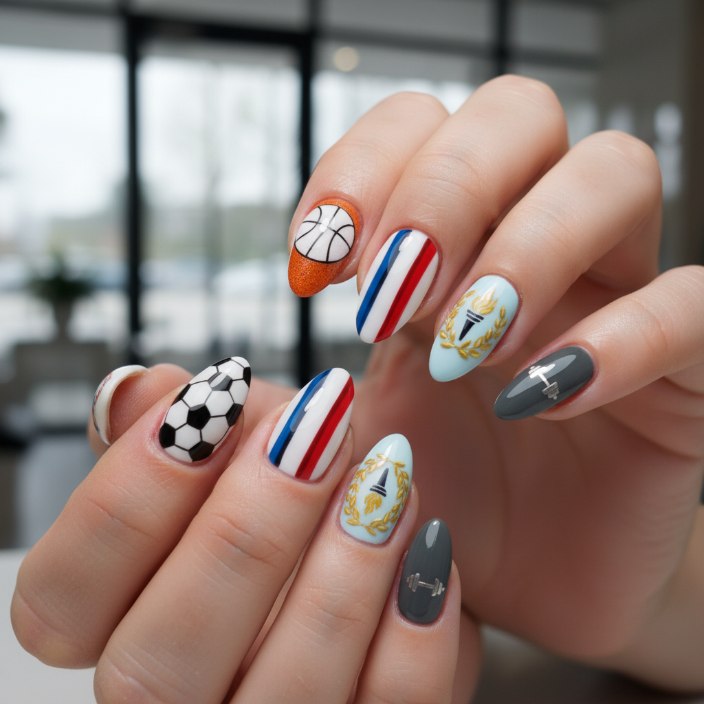 Photo-real Salon Athletic Nails