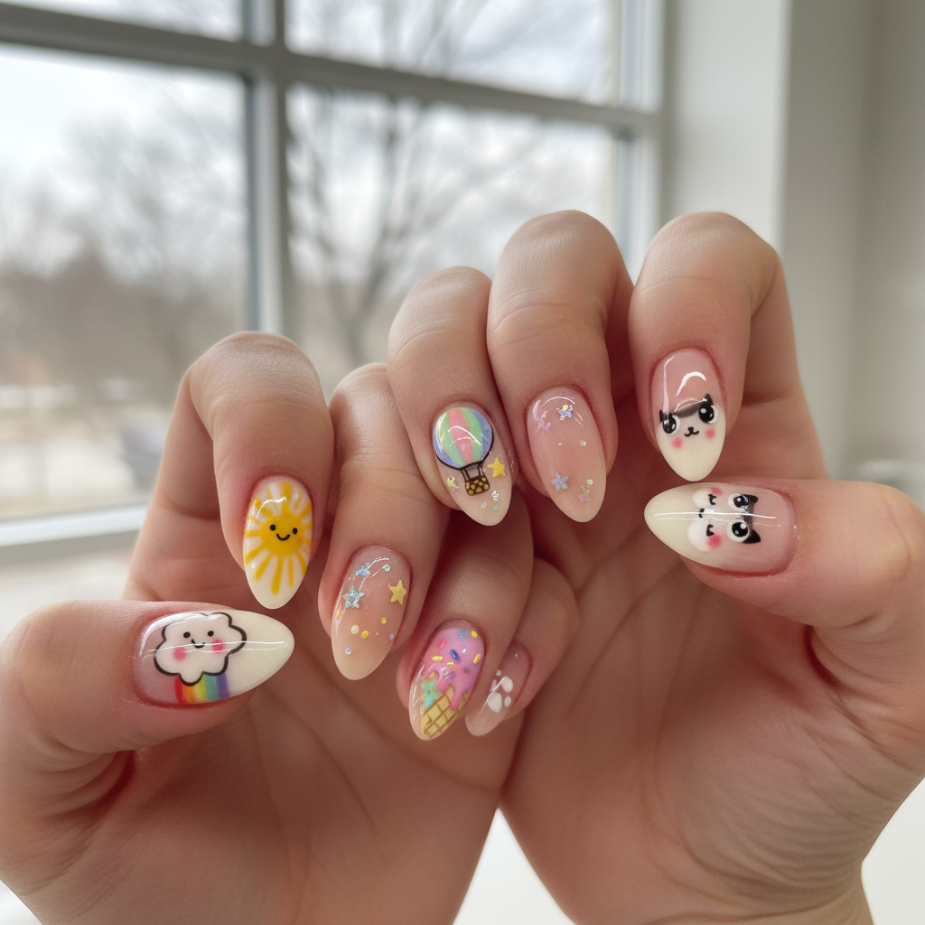 Photo-real Salon Playful Nails