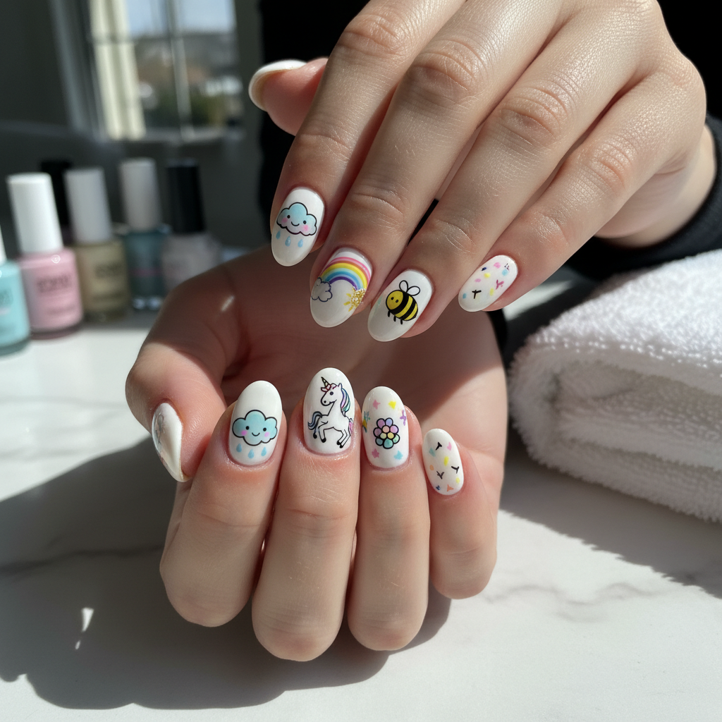 Photo-real Salon Playful Nails
