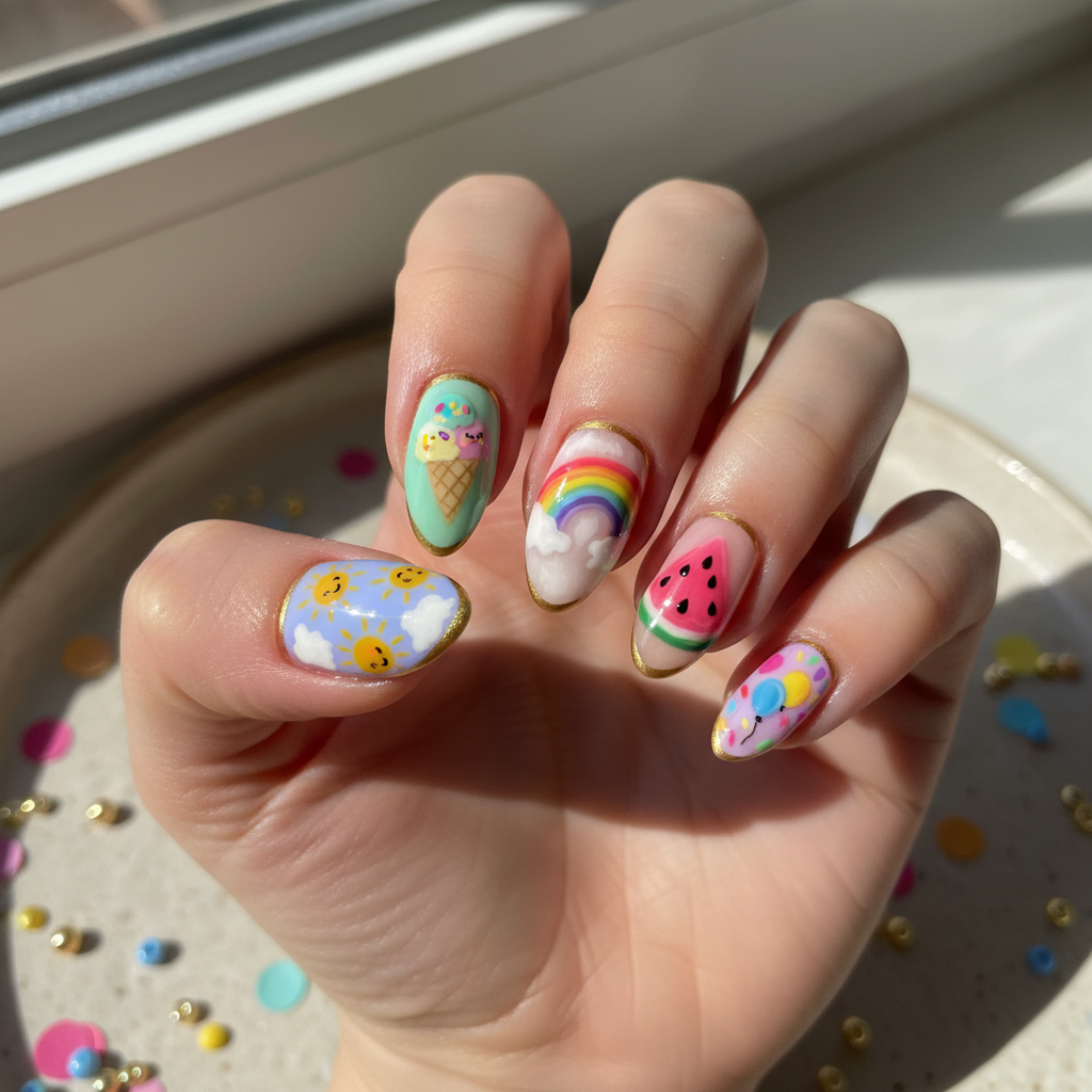 Photo-real Salon Fun Nails Fun nail art