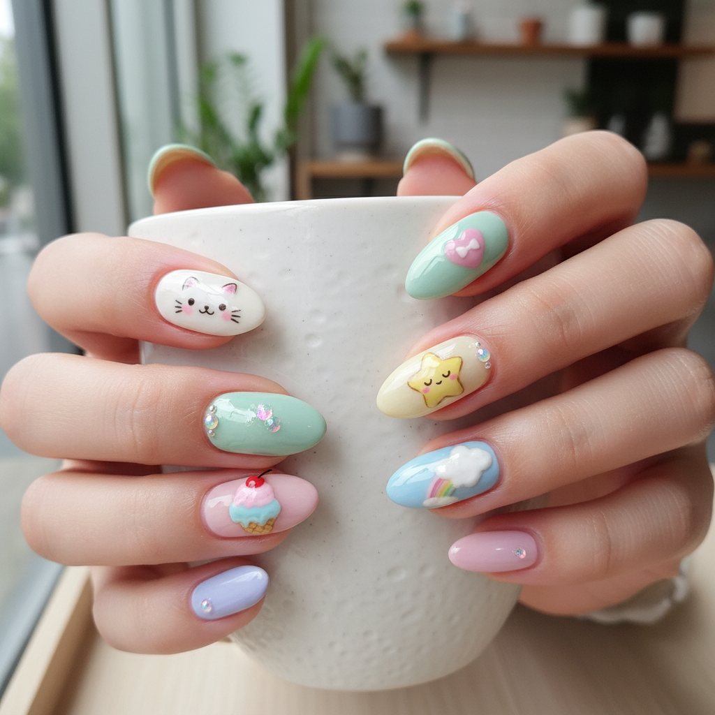 Photo-real Salon Kawaii Nails