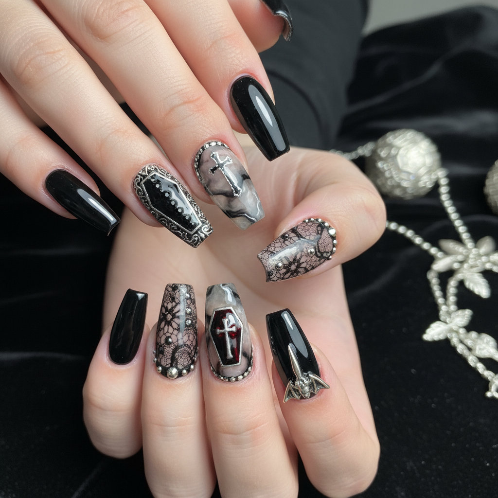 Photo-real Salon Coffin Nails
