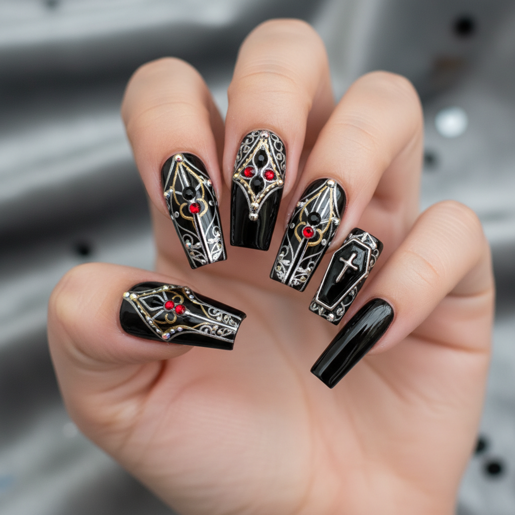 Photo-real Salon Coffin Nails