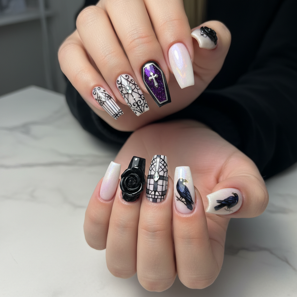 Photo-real Salon Coffin Nails