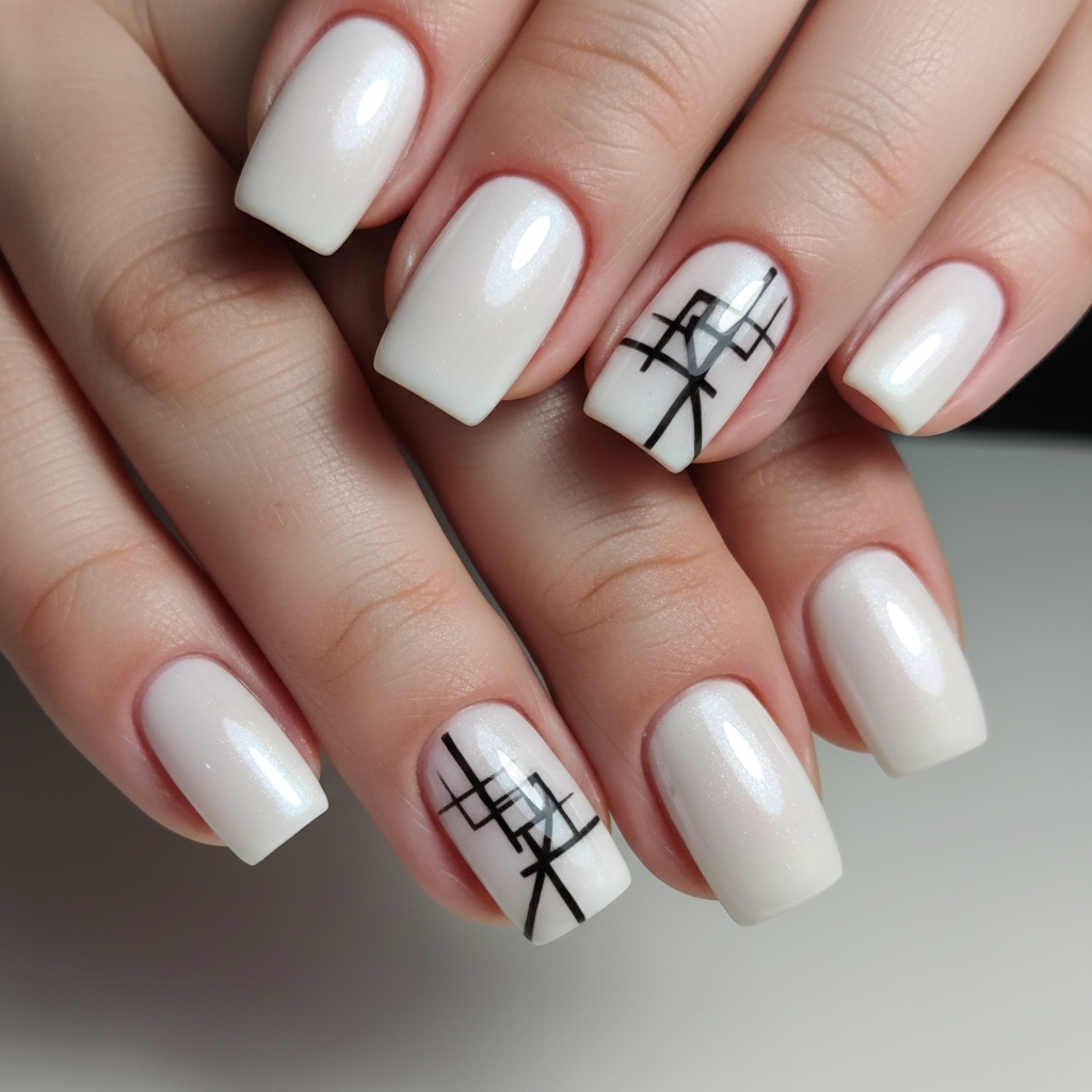 Photo-real Salon Square Nails Square nail art
