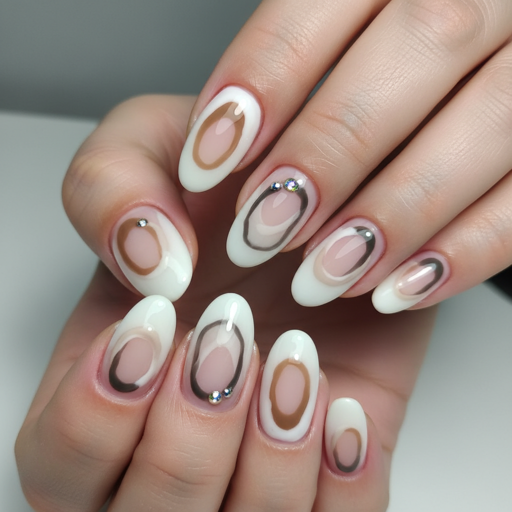 Photo-real Salon Oval Nails
