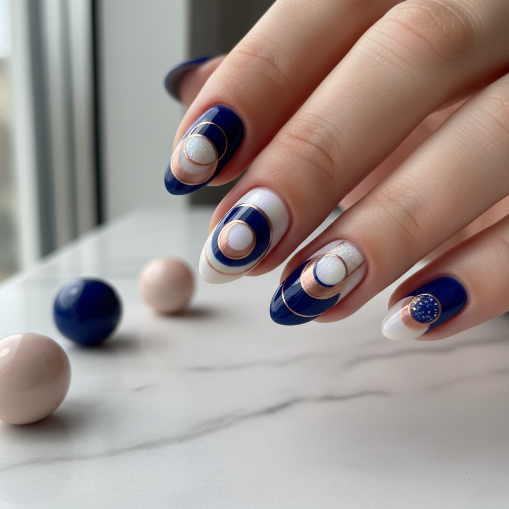 Photo-real Salon Round Nails Round nail art