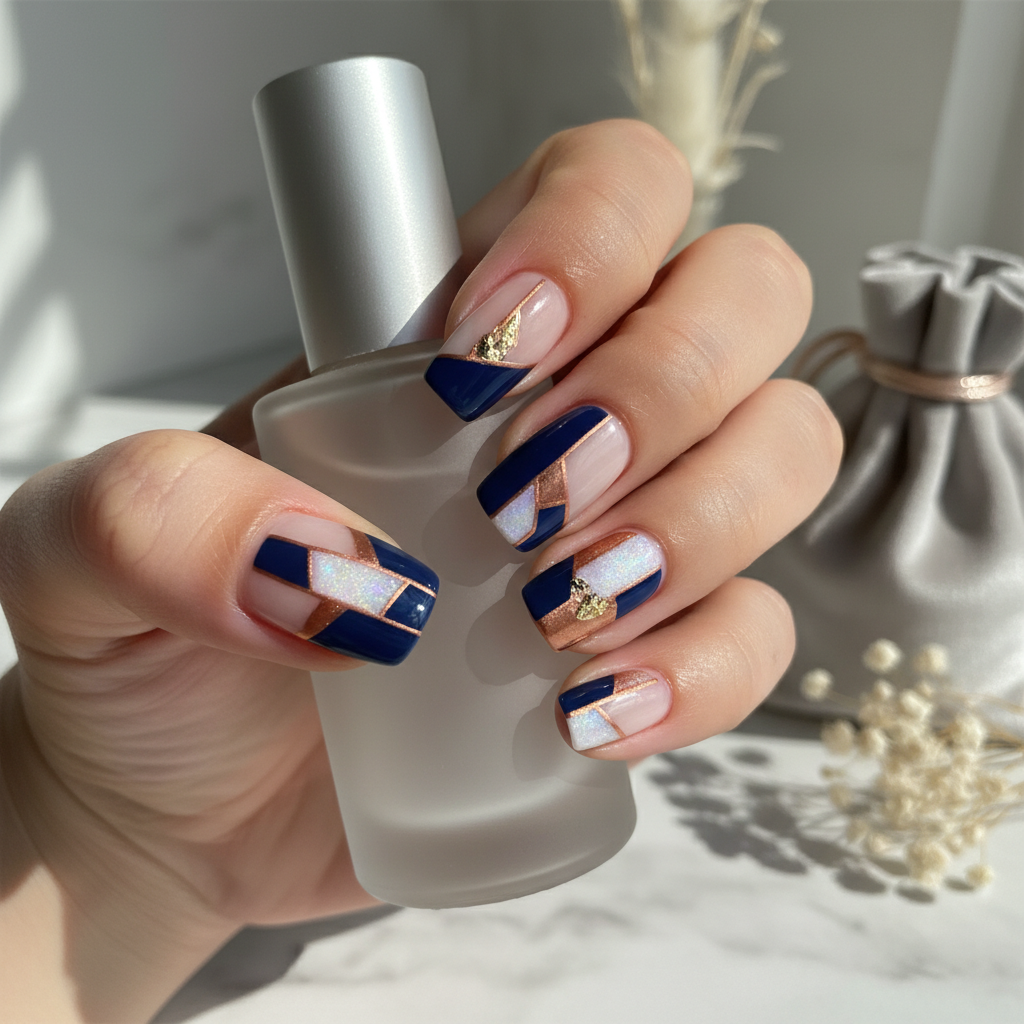 Photo-real Salon Squoval Nails