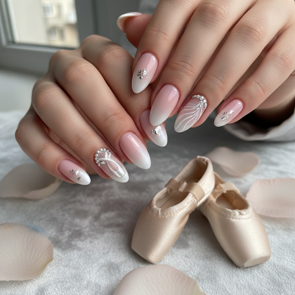 Photo-real Salon Ballerina Nails