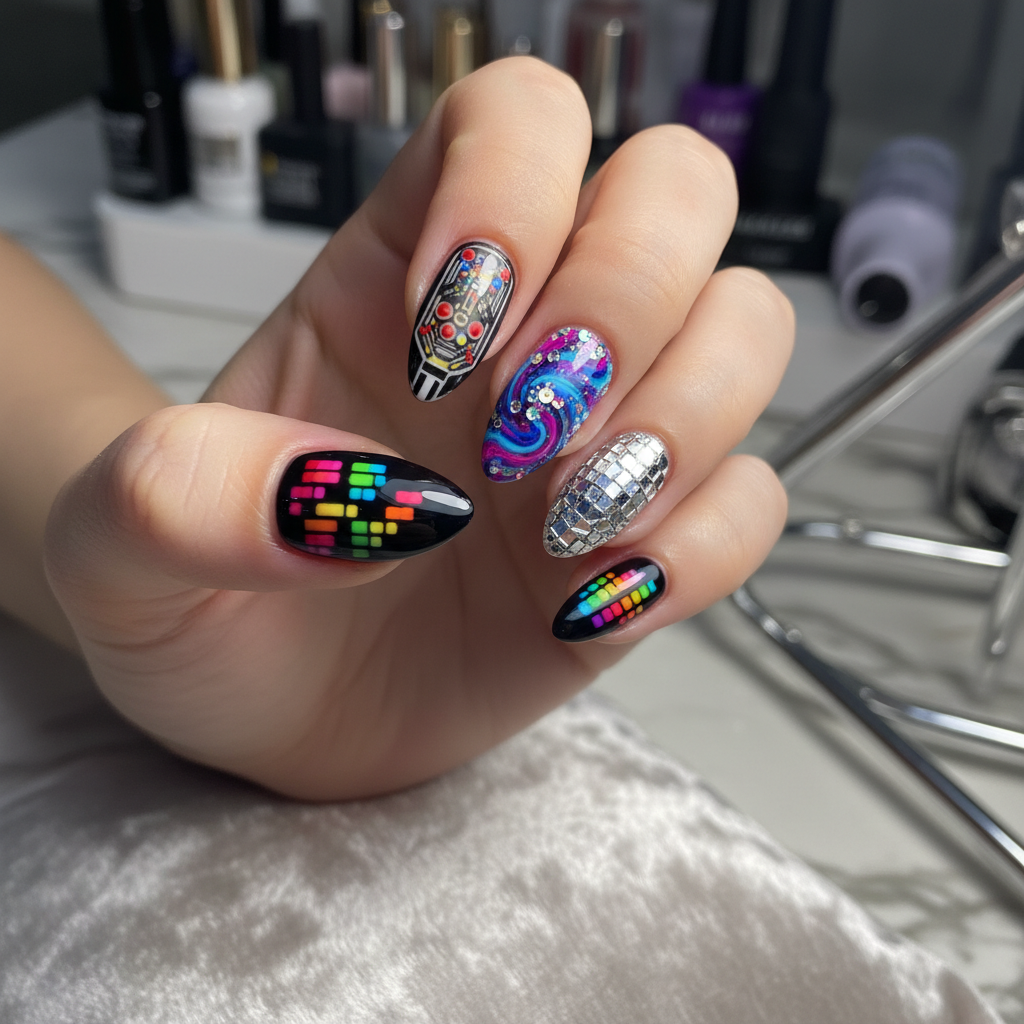 Photo-real Salon Flair Nails Flair nail art