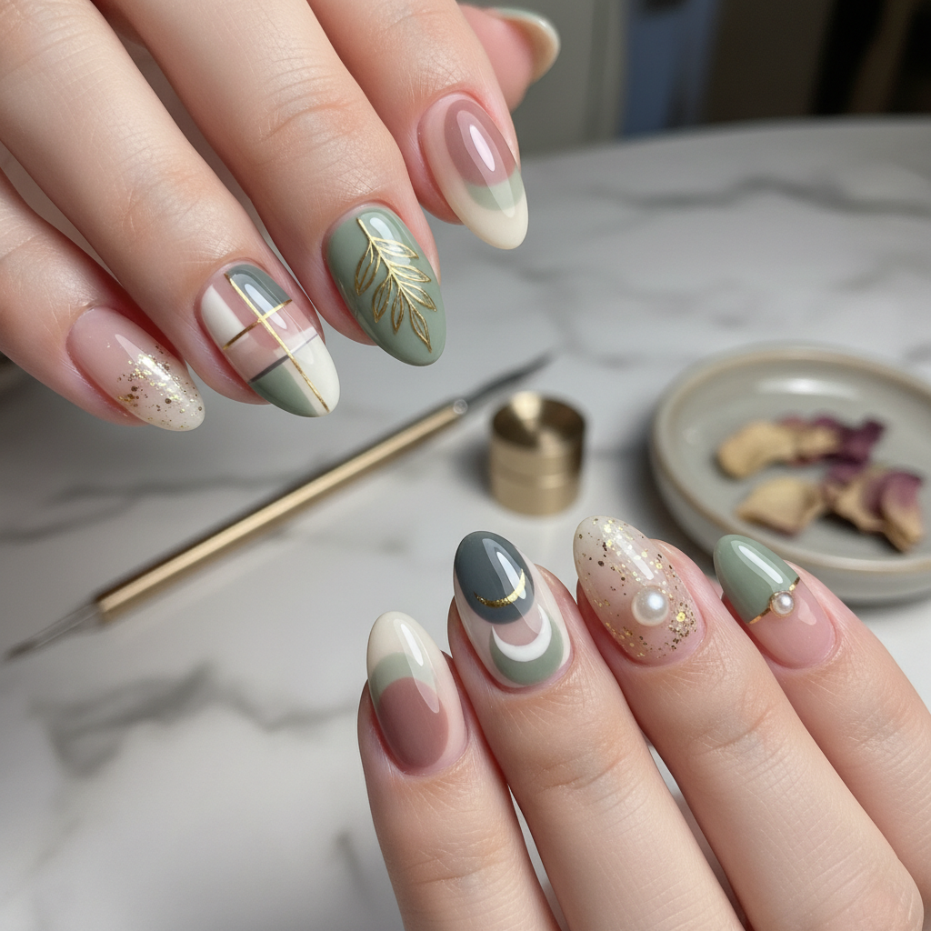 Photo-real Salon Short Nails Short nail art