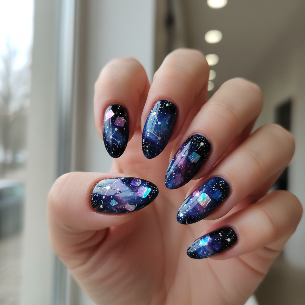 Photo-real Salon Galaxy Nails