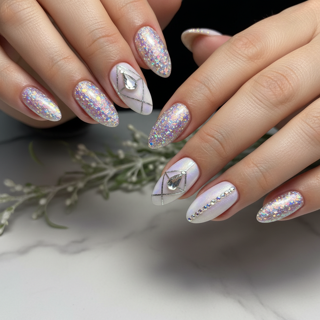 Photo-real Salon Diamond Nails