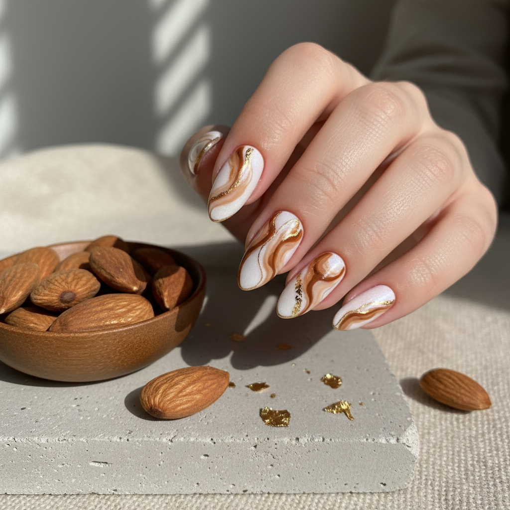 Photo-real Salon Almond Nails