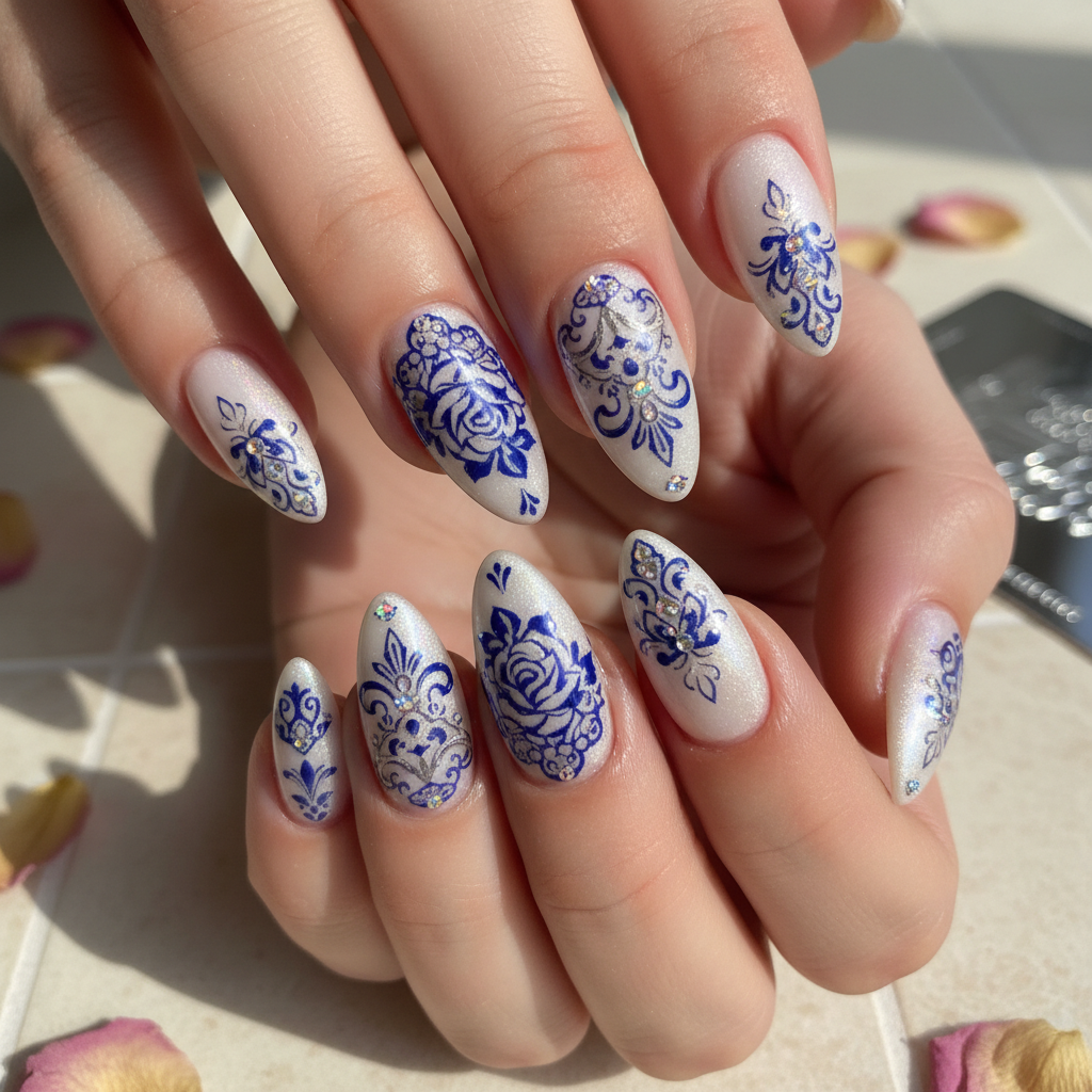Gorgeous Photo-real Salon Stamping Nails