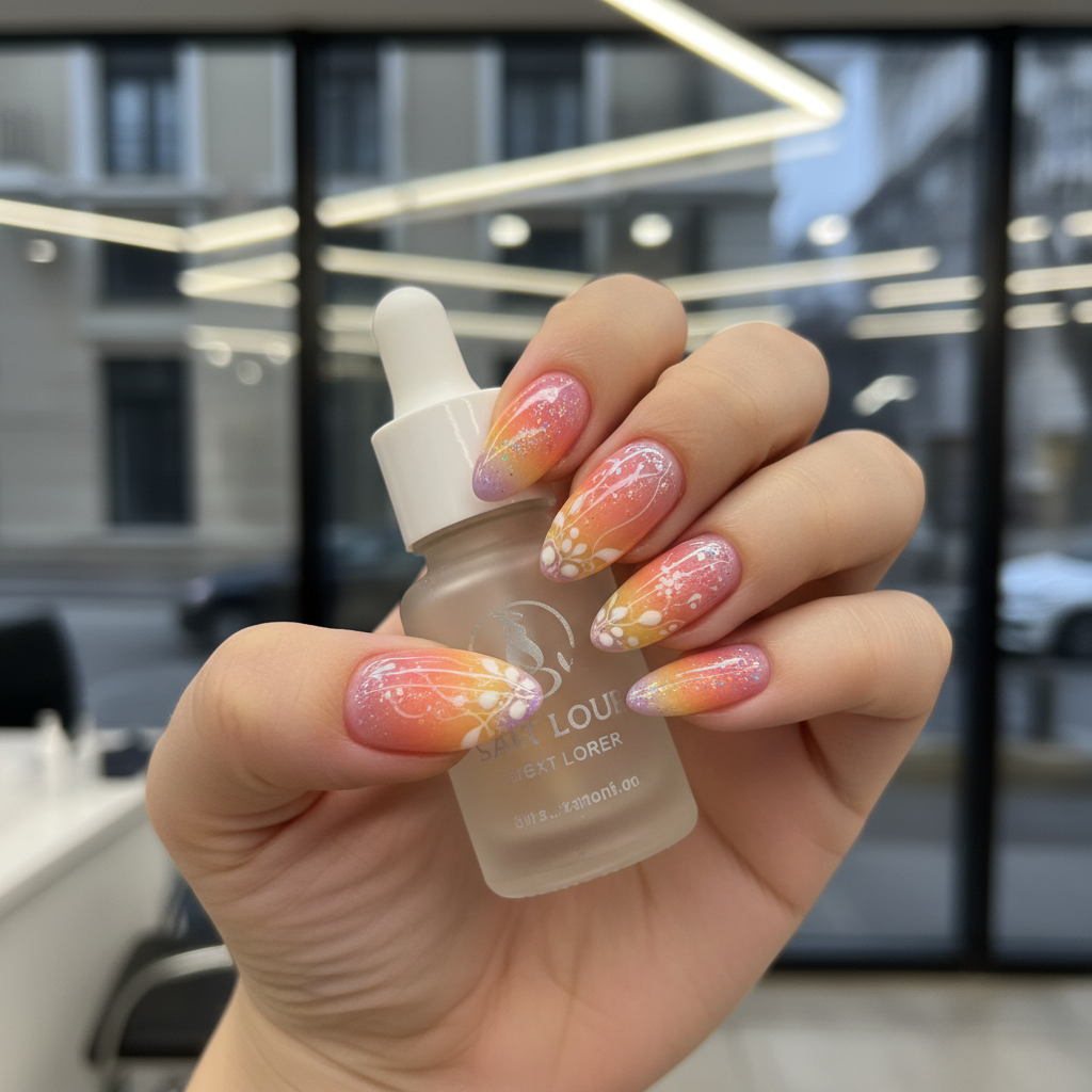 Beautiful Photo-real Salon Ombre Nails