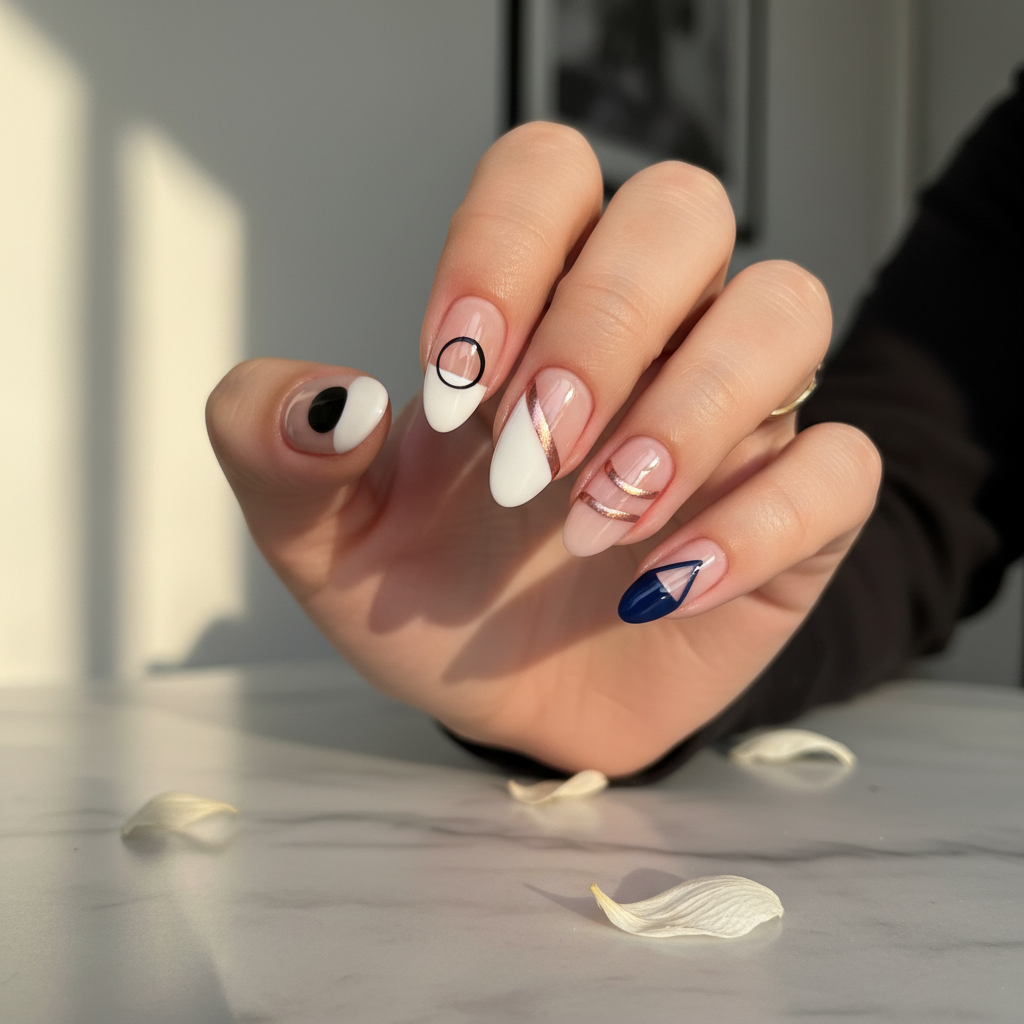 Minimal Designs Negative Space Designs Nails
