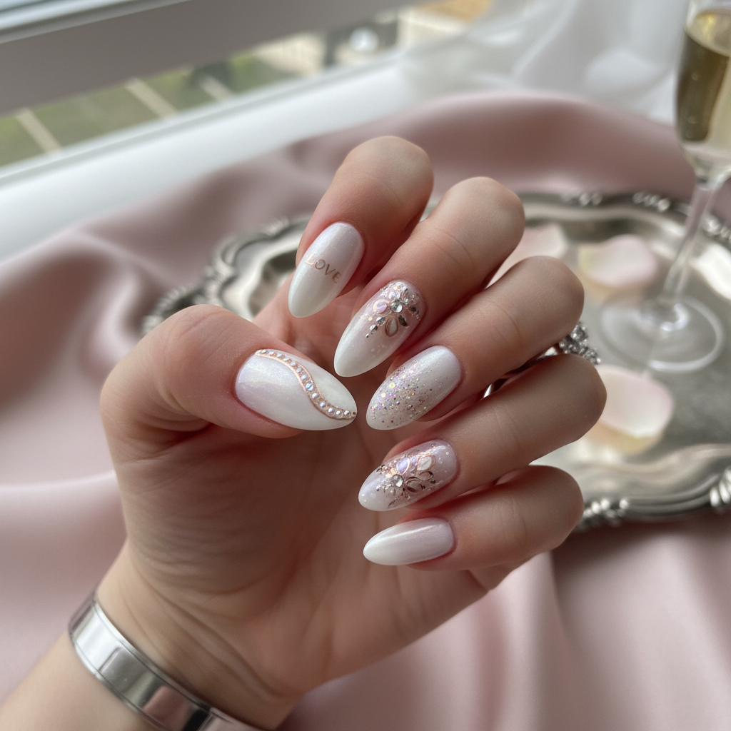 Photo-real Salon Wedding Nails