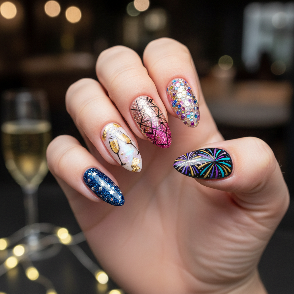 Stunning Photo-real Salon Party Nails