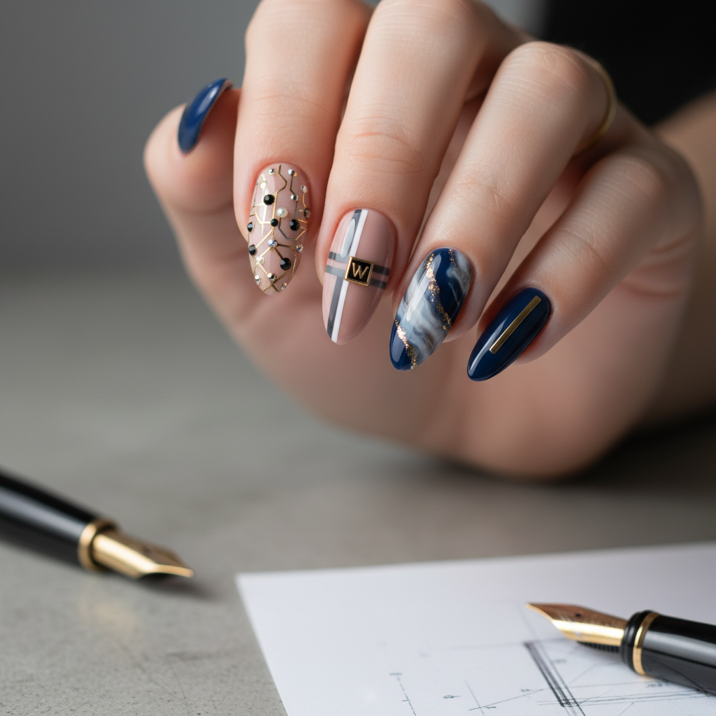 Gorgeous Photo-real Salon Work Nails