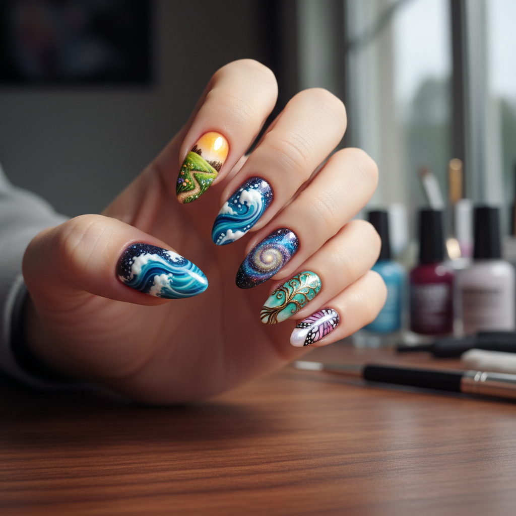 Stunning Photo-real Salon Detailing Nails