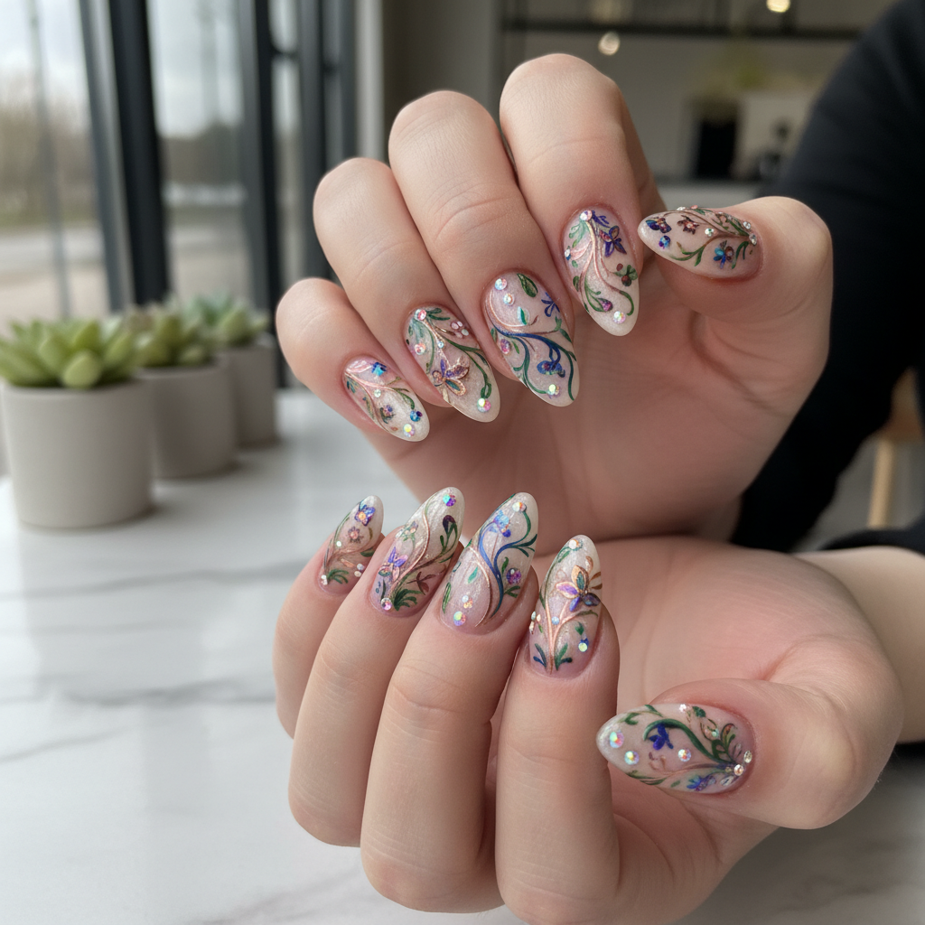 Gorgeous Photo-real Salon Detailing Nails