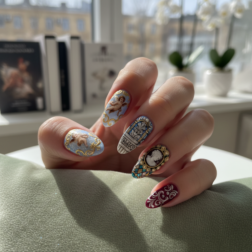 Beautiful Photo-real Salon Detailing Nails