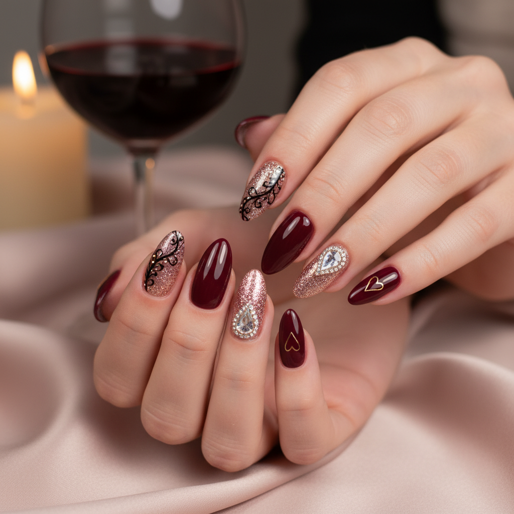 Photo-real Salon Date Night Nails