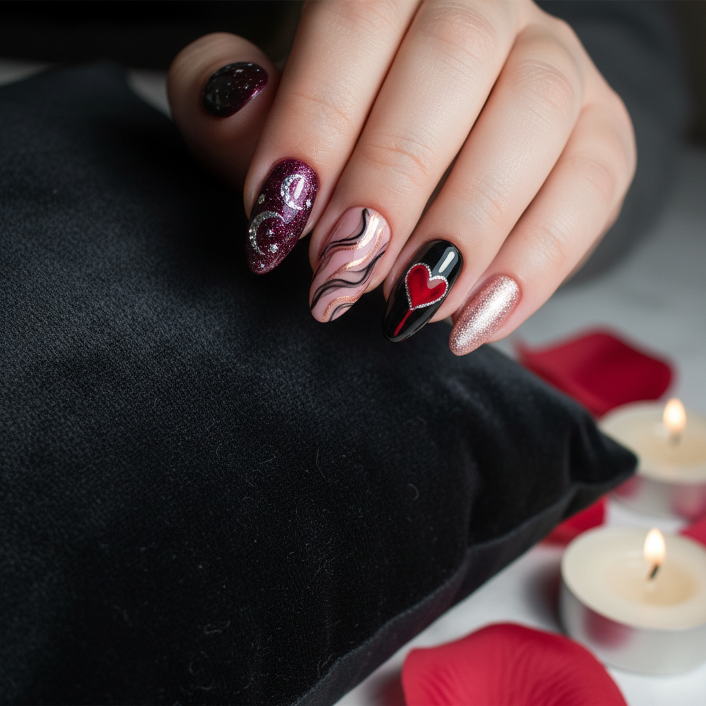 Stunning Photo-real Salon Date Night Nails