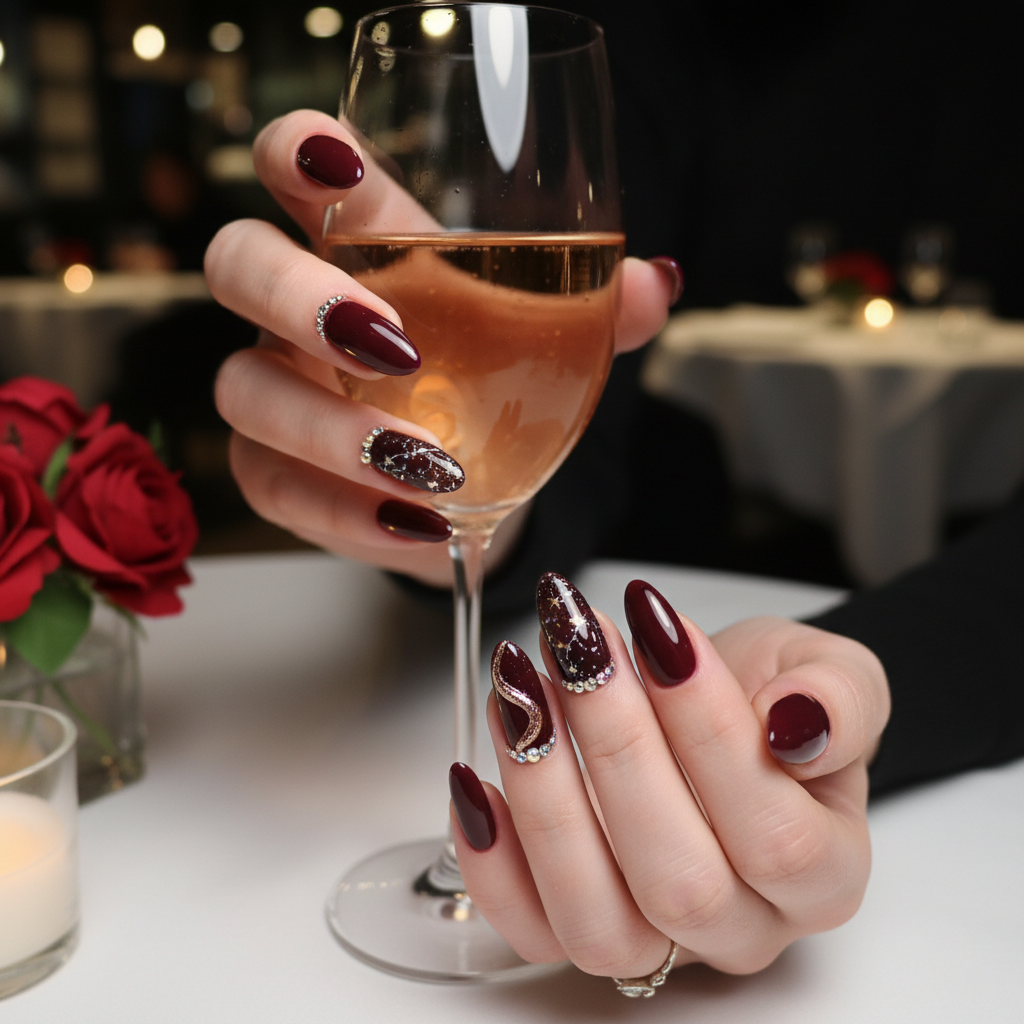 Stunning Photo-real Salon Date Night Nails