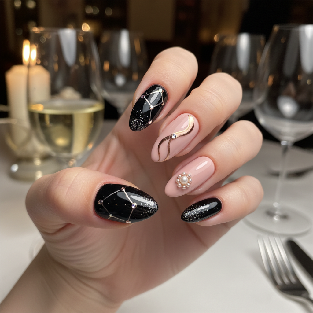 Gorgeous Photo-real Salon Date Night Nails