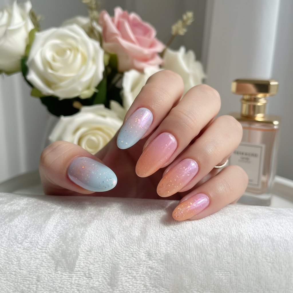 Stunning Photo-real Salon Gradient Nails Gradient nail art