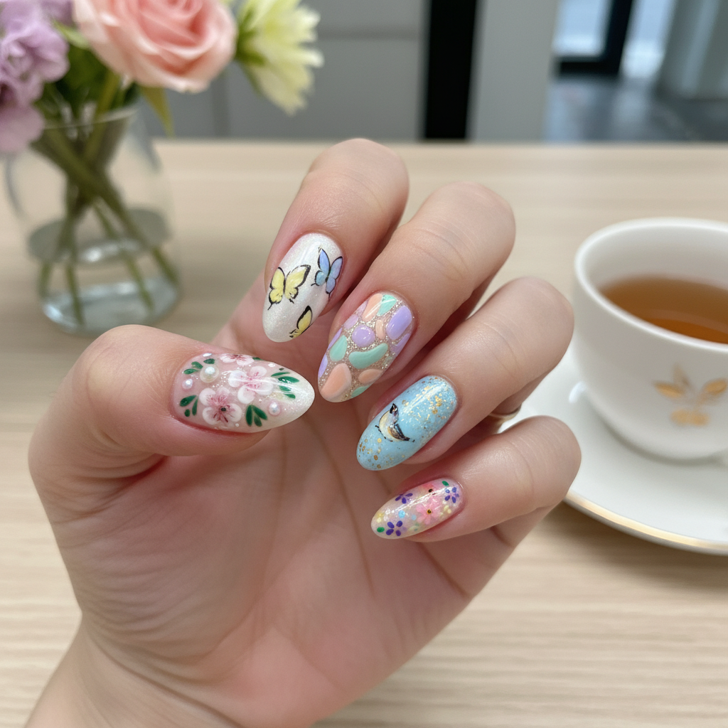 Gorgeous Photo-real Salon Spring Nails