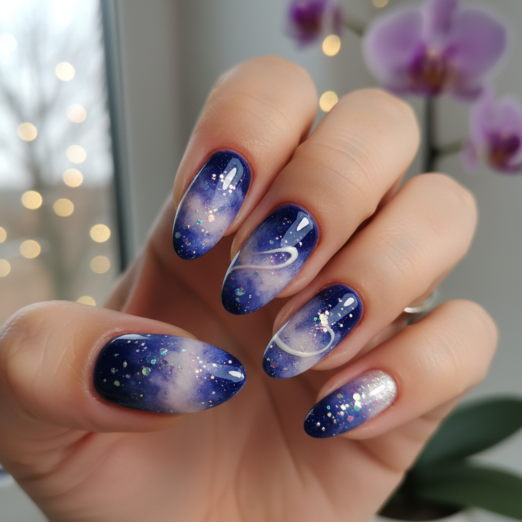 Stunning Photo-real Salon Sponging Nails Sponging nail art